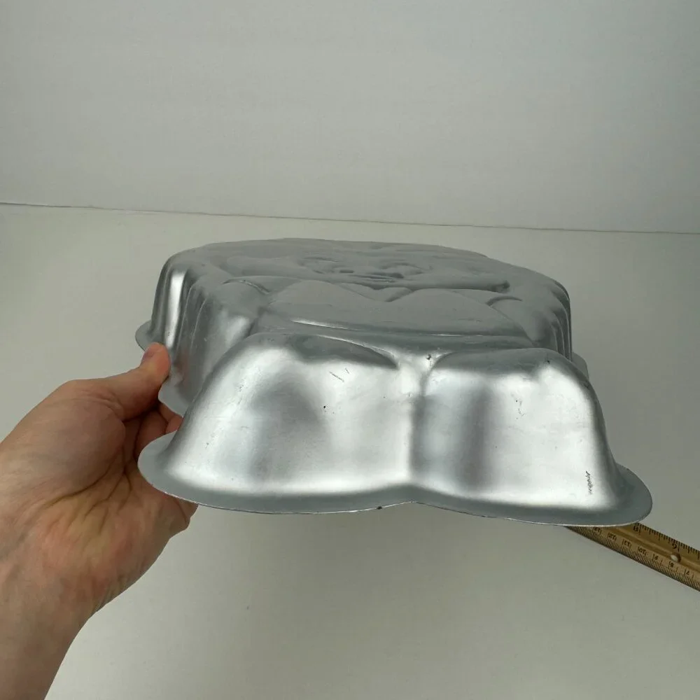 Vtg 1992 Wilton Aluminum Troll Pan‎ Shaped Character Metal Number 2105 6712 READ